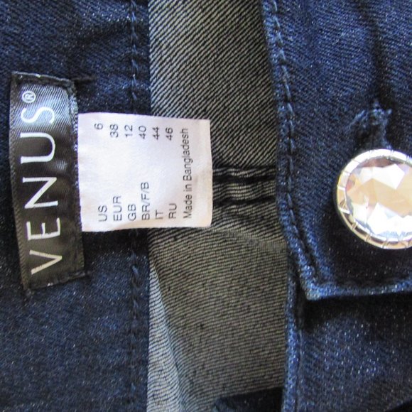 VENUS SKINNY JEANS, SIZE 6, INDIGO. - Picture 3 of 6